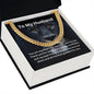 "To My Husband" Cuban Link Chain
