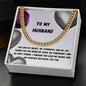 To My Husband Cuban Link Chain