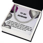 To My Husband Cuban Link Chain