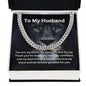 "To My Husband" Cuban Link Chain