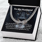 "To My Husband" Cuban Link Chain