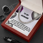 To My Husband Cuban Link Chain
