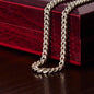 "To My Husband" Cuban Link Chain