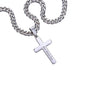 To My Grandson Cuban Chain Cross Necklace