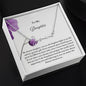 To My Daughter Signature Name Necklace