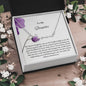 To My Daughter Signature Name Necklace