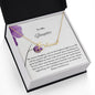 To My Daughter Signature Name Necklace