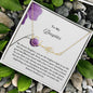 To My Daughter Signature Name Necklace