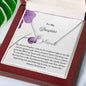To My Daughter Signature Name Necklace