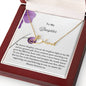 To My Daughter Signature Name Necklace