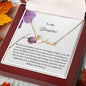 To My Daughter Signature Name Necklace