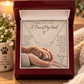 A Piece of My Heart – Personalized Paw Print Name Necklace