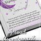 Proud Grandparent Signature Name Necklace