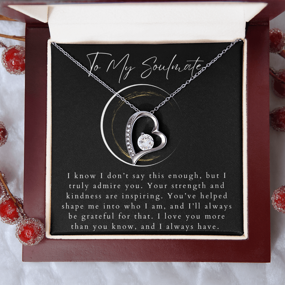 To My Soulmate Forever Love Necklace