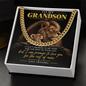 To My Grandson Cuban Link Chain