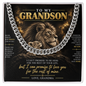 To My Grandson Cuban Link Chain – A Grandmother's Promise