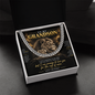 To My Grandson Cuban Link Chain – A Grandmother's Promise