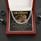 To My Grandson Cuban Link Chain