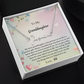 To My Granddaughter Signature Name Necklace