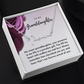 To My Granddaughter Signature Name Necklace