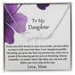 To My Daughter Signature Name Necklace