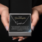 To My Granddaughter Signature Name Necklace