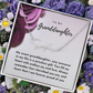 To My Granddaughter Signature Name Necklace