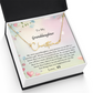 To My Granddaughter Signature Name Necklace