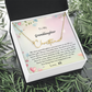 To My Granddaughter Signature Name Necklace