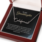 To My Granddaughter Signature Name Necklace