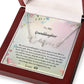 To My Granddaughter Signature Name Necklace