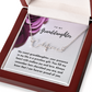 To My Granddaughter Signature Name Necklace