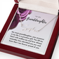 To My Granddaughter Signature Name Necklace