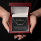To My Granddaughter Signature Name Necklace