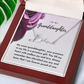 To My Granddaughter Signature Name Necklace