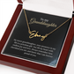 To My Granddaughter Signature Name Necklace