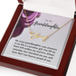 To My Granddaughter Signature Name Necklace