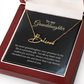 To My Granddaughter Signature Name Necklace