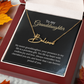 To My Granddaughter Signature Name Necklace