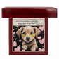 Dog Paw Print Name Necklace