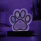 Dog Paw Print Acrylic Plaque