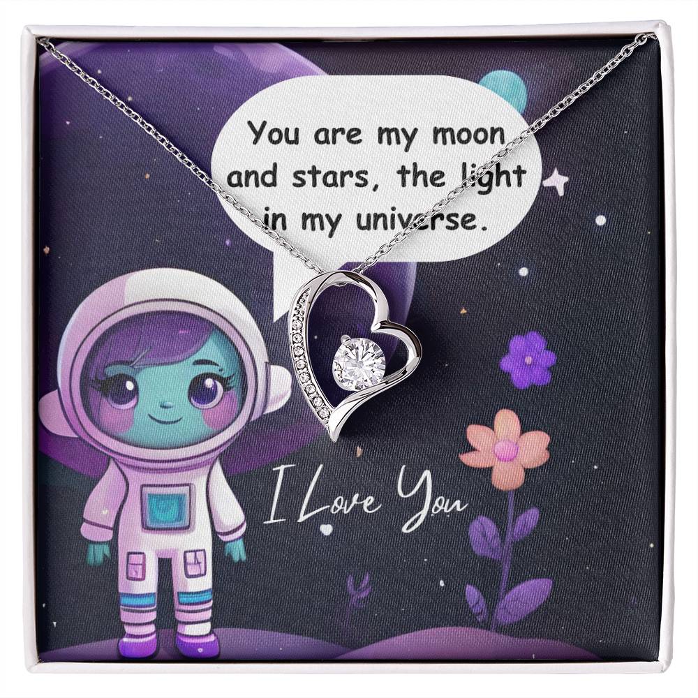 Love Astronaut Forever Love Necklace