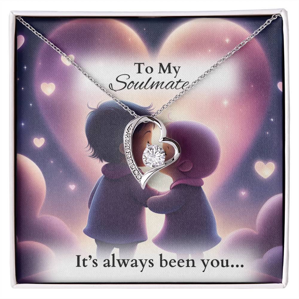 To My Soulmate Forever Love Necklace