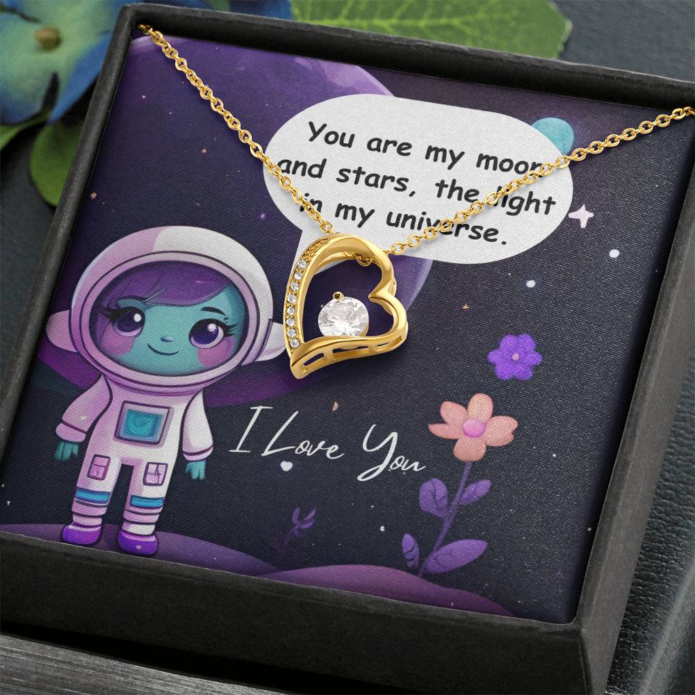 Love Astronaut Forever Love Necklace