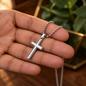 To My Grandson Cross Necklace