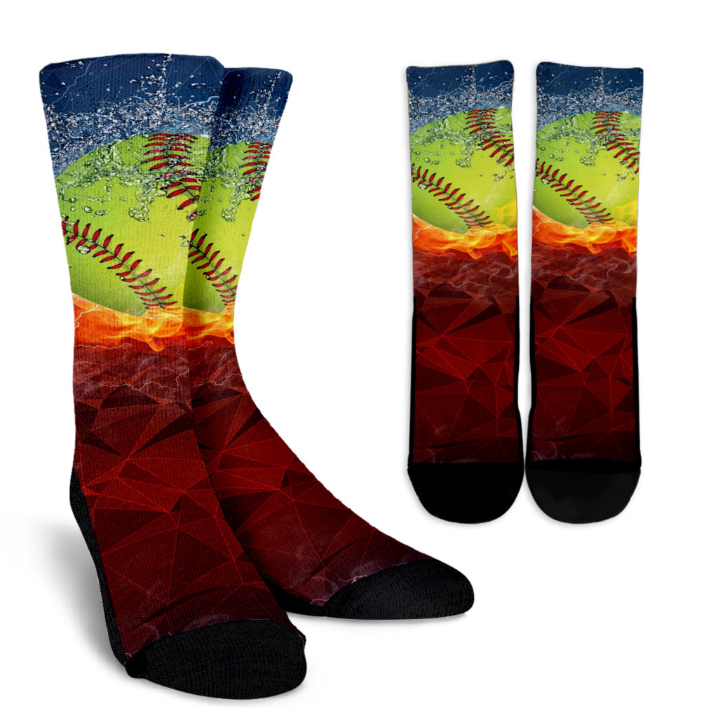 Softball Crew Socks