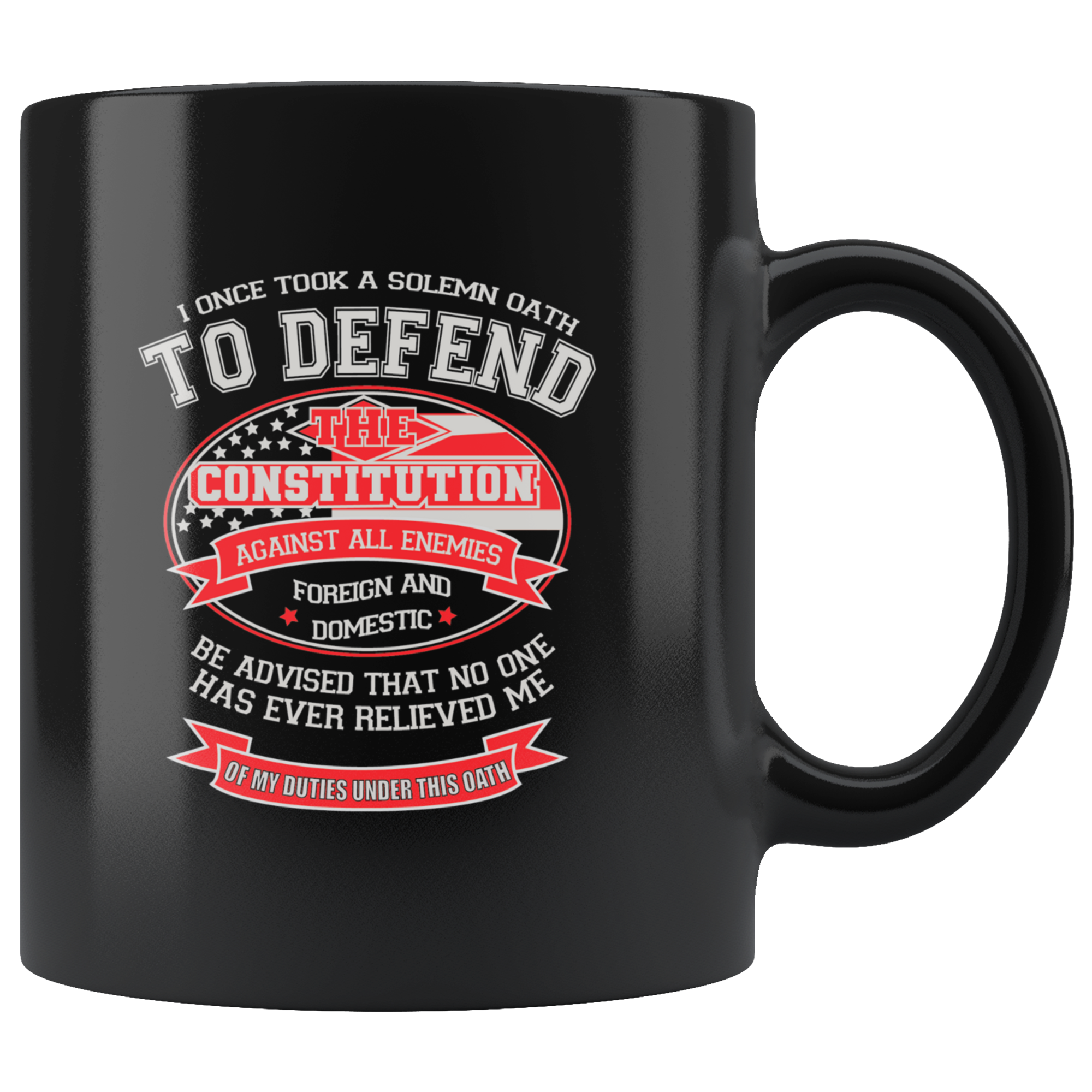 Veteran Oath Coffee Mug