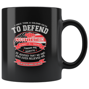 Veteran Oath Coffee Mug