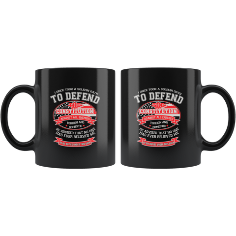 Veteran Oath Coffee Mug