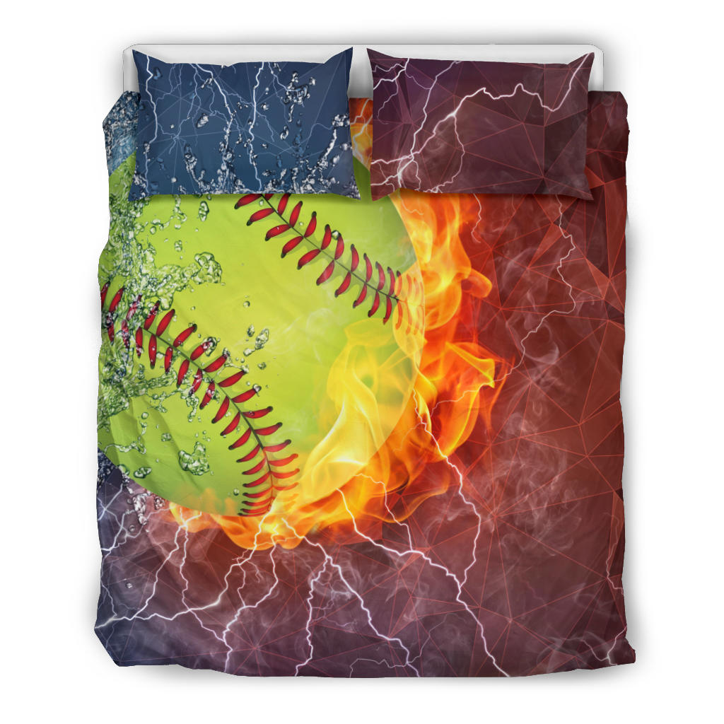 Softball Lovers Bedding Set